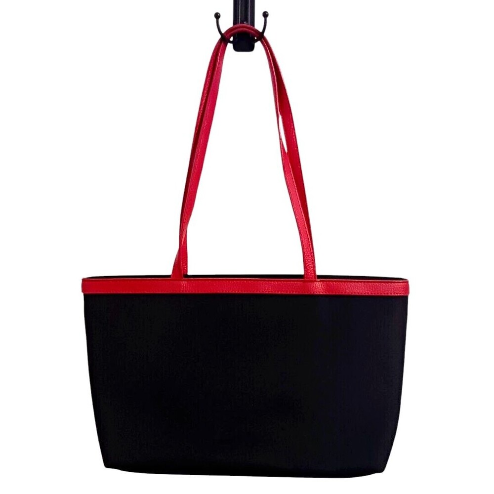 VTG SYDNEY LOVE Hip Chic Embroidered Fashion Fashionista Nylon Tote Shoulder Bag - Picture 3 of 6